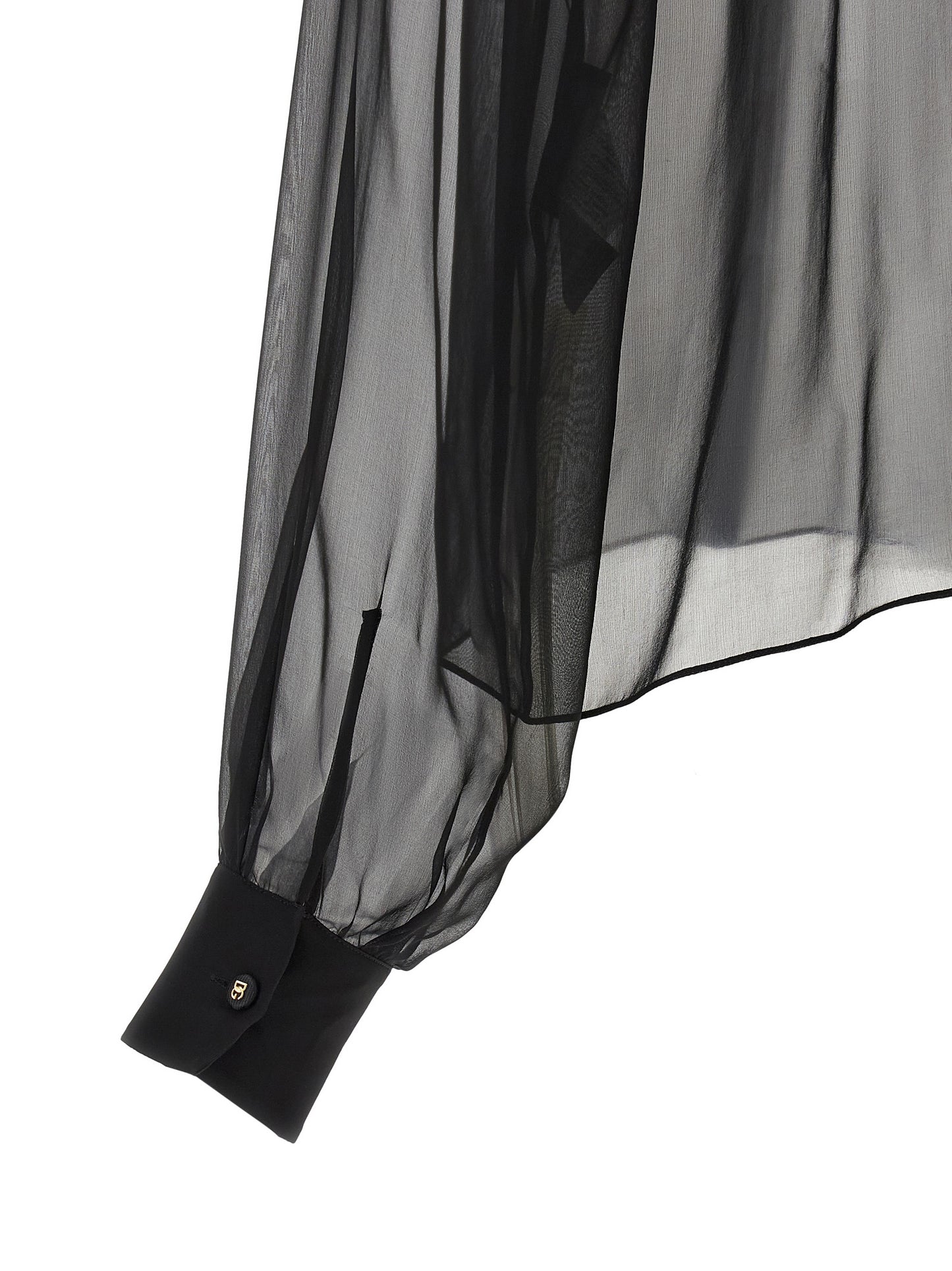 Dolce & Gabbana Schwarze Seidenbluse