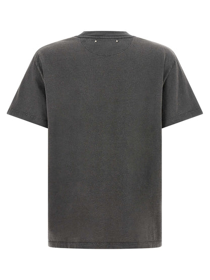 Golden Goose Graues Baumwoll-T-Shirt
