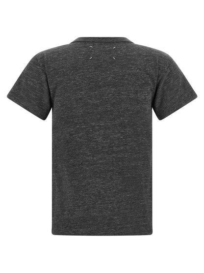 Maison Margiela Graues Baumwoll-T-Shirt