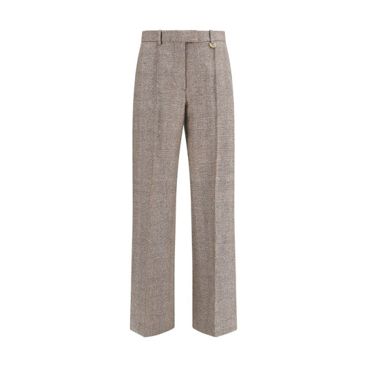 Burberry Beige Woll Hose