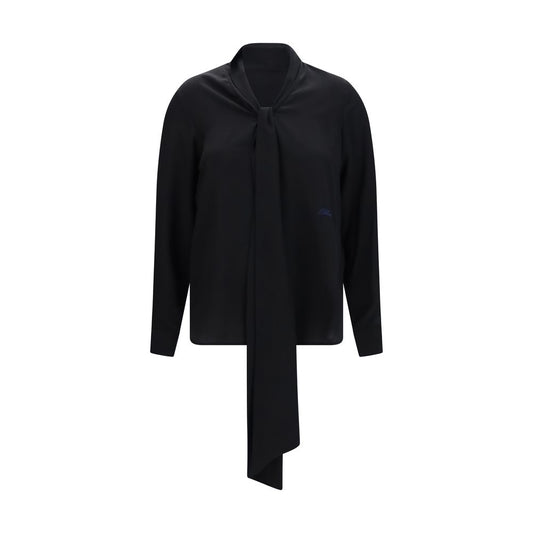 Burberry Schwarze Seidenbluse