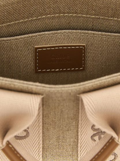 Chloé Multicolor Linen Handtasche
