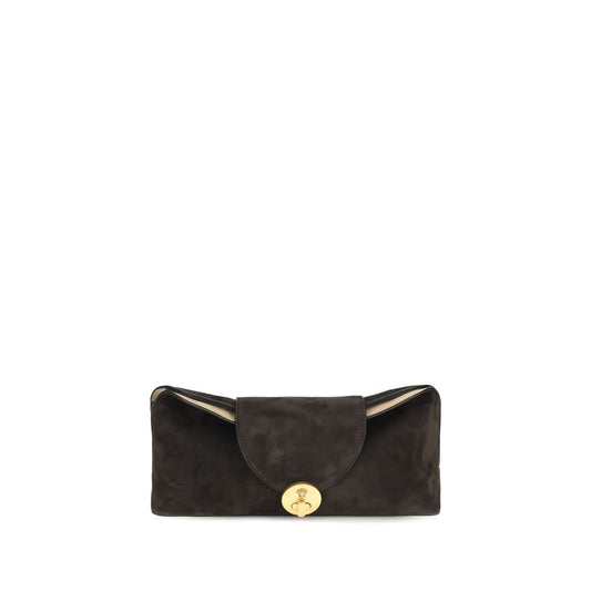 Versace Braune Kalbsleder Bos Taurus Schultertasche