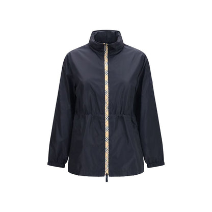 Burberry Schwarzer Parka aus Polyamid