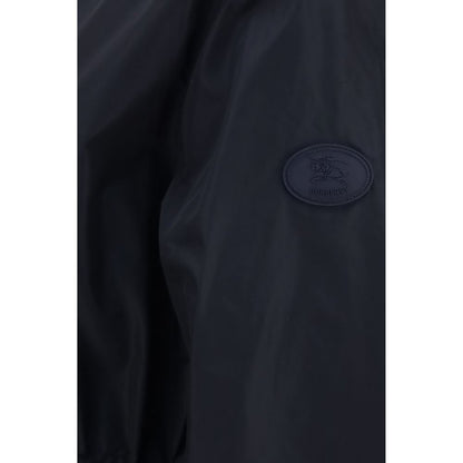 Burberry Schwarzer Parka aus Polyamid