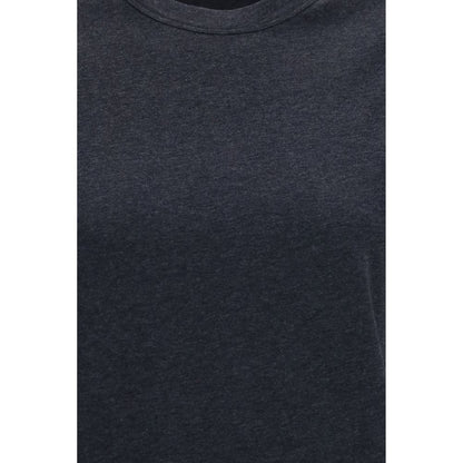 Brunello Cucinelli Graues Baumwoll-T-Shirt