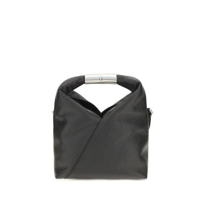 MM6 Schwarze Bos Taurus Kalbsleder Schultertasche