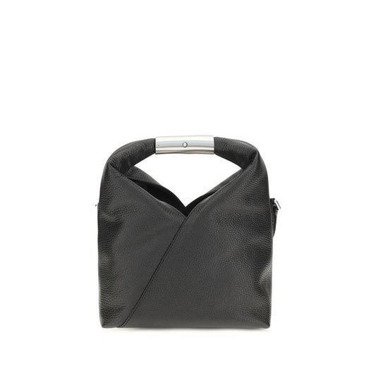 MM6 Schwarze Bos Taurus Kalbsleder Schultertasche