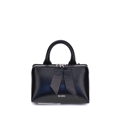 The Attico Schwarze Bos Taurus Kalbsleder Schultertasche