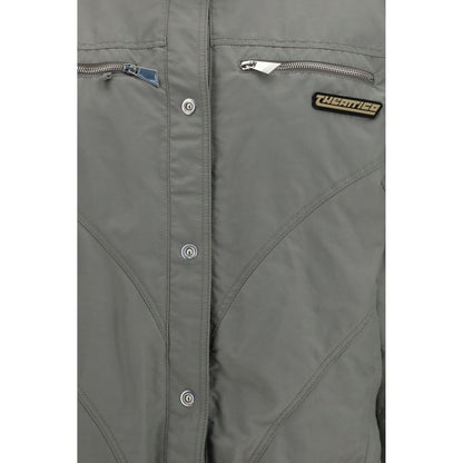 The Attico Grauer Bomber aus Baumwolle