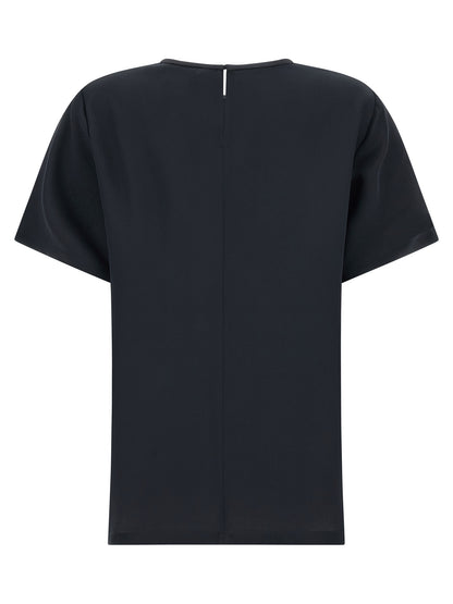 Max Mara Schwarze Seidenbluse