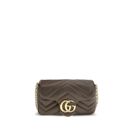 Gucci Braune Kalbsleder Bos Taurus Handtasche