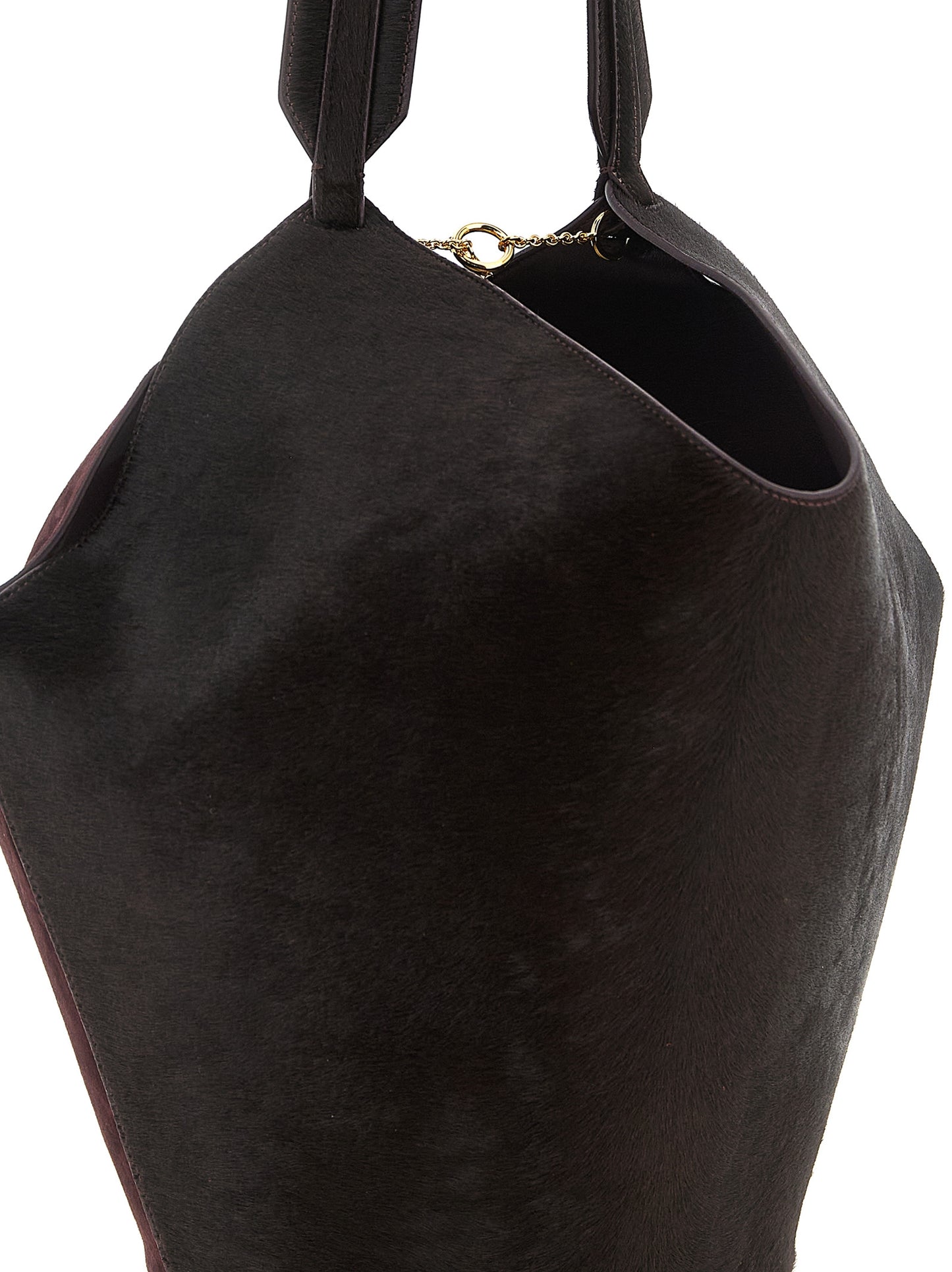 Khaite Bordeaux Kalbsleder Tote Bag