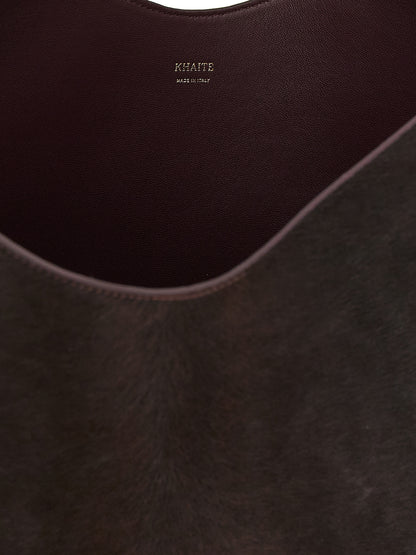 Khaite Bordeaux Kalbsleder Tote Bag