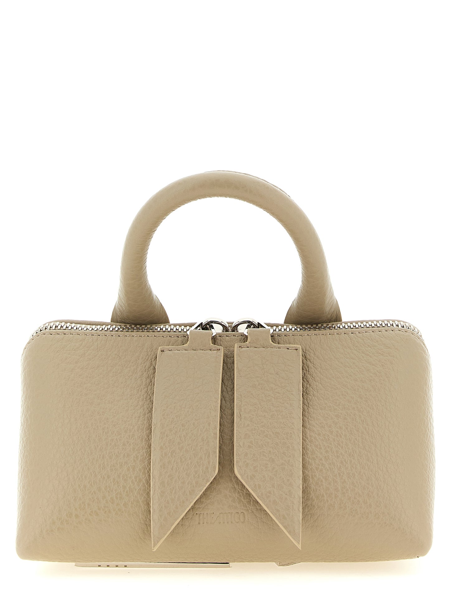 The Attico Beige Kalbsleder Handtasche