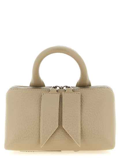 The Attico Beige Kalbsleder Handtasche