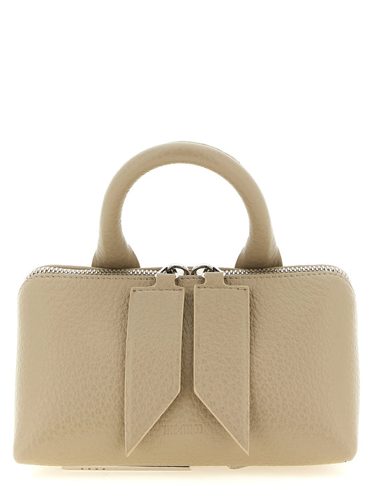 The Attico Beige Kalbsleder Handtasche