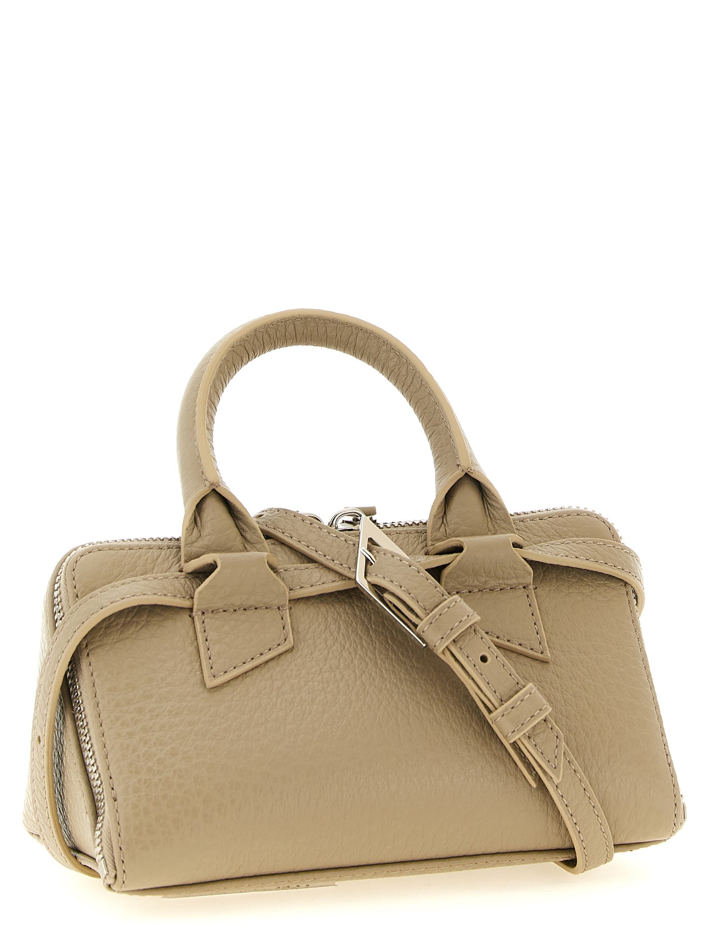 The Attico Beige Kalbsleder Handtasche
