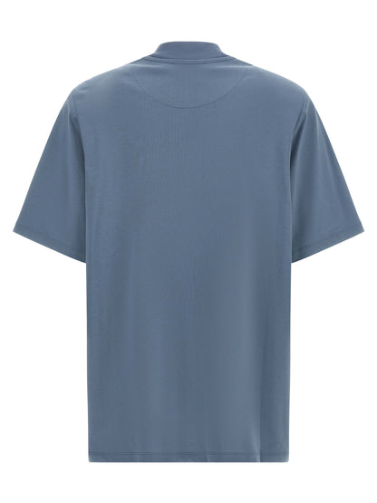The Attico Blaues Baumwoll-T-Shirt