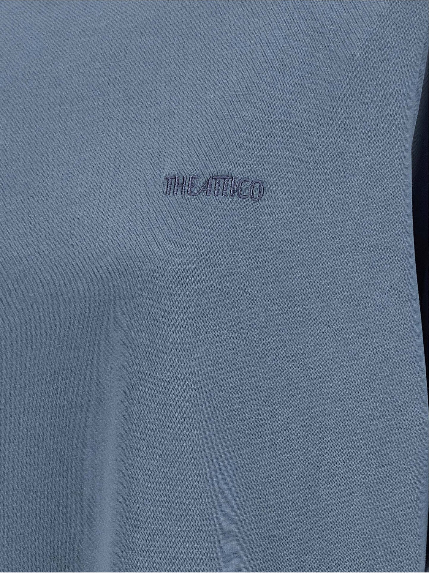 The Attico Blaues Baumwoll-T-Shirt