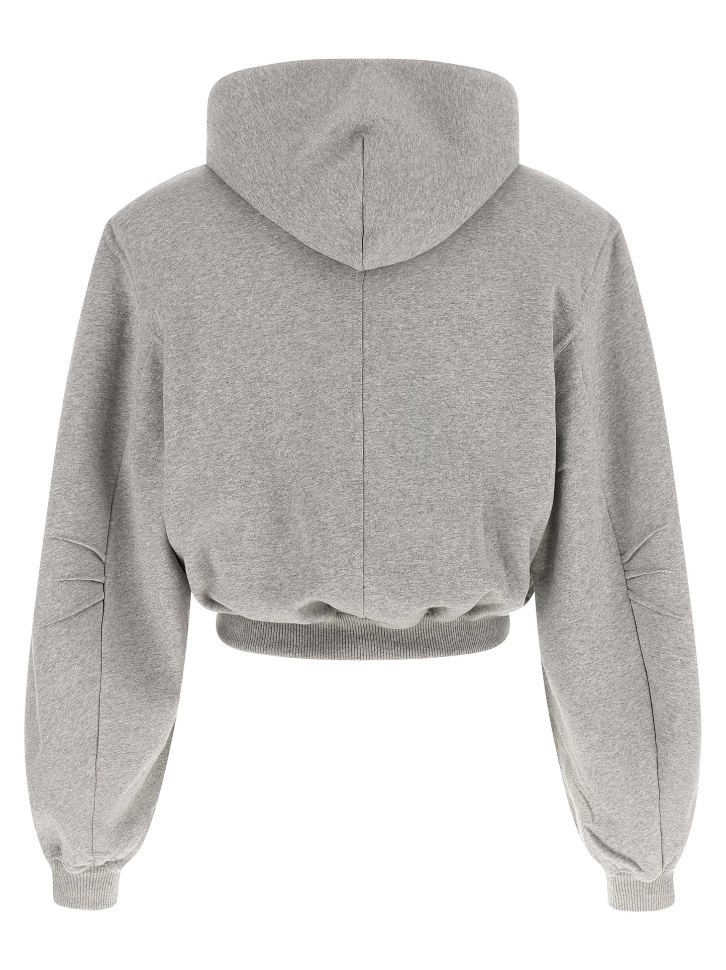 The Attico Grauer Baumwollpullover