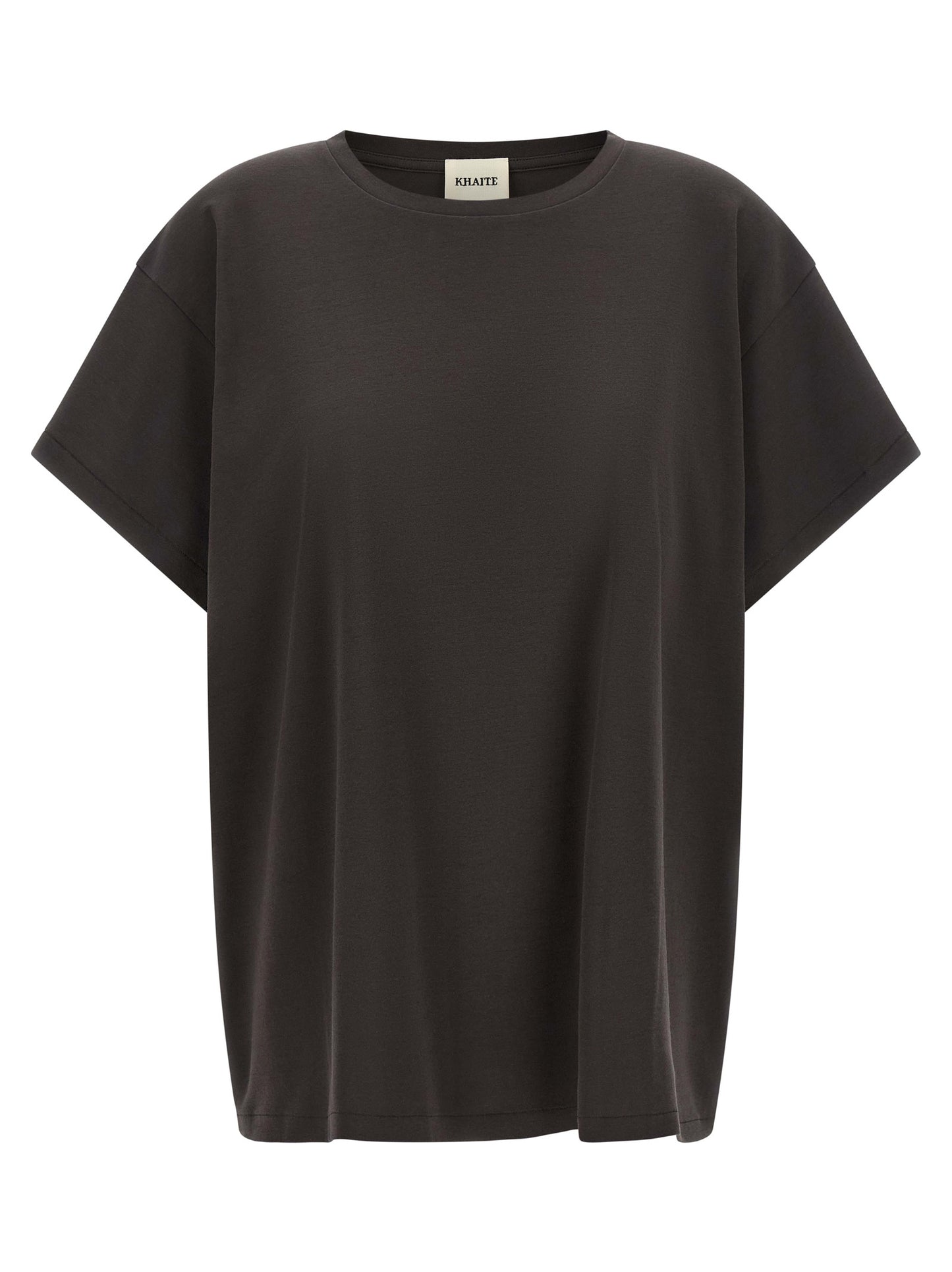 Khaite Graues Baumwoll-T-Shirt