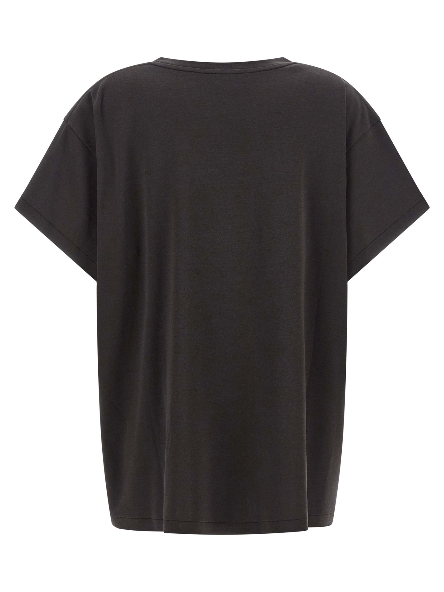 Khaite Graues Baumwoll-T-Shirt