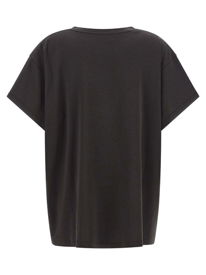 Khaite Graues Baumwoll-T-Shirt