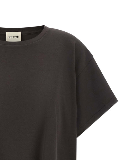 Khaite Graues Baumwoll-T-Shirt