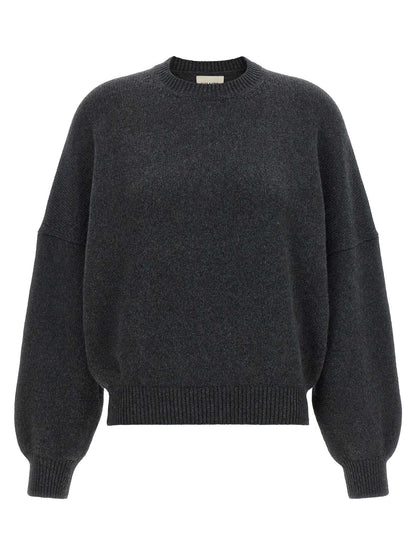 Khaite Grauer Kaschmir-Strickjacke
