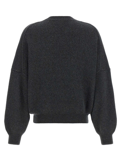 Khaite Grauer Kaschmir-Strickjacke
