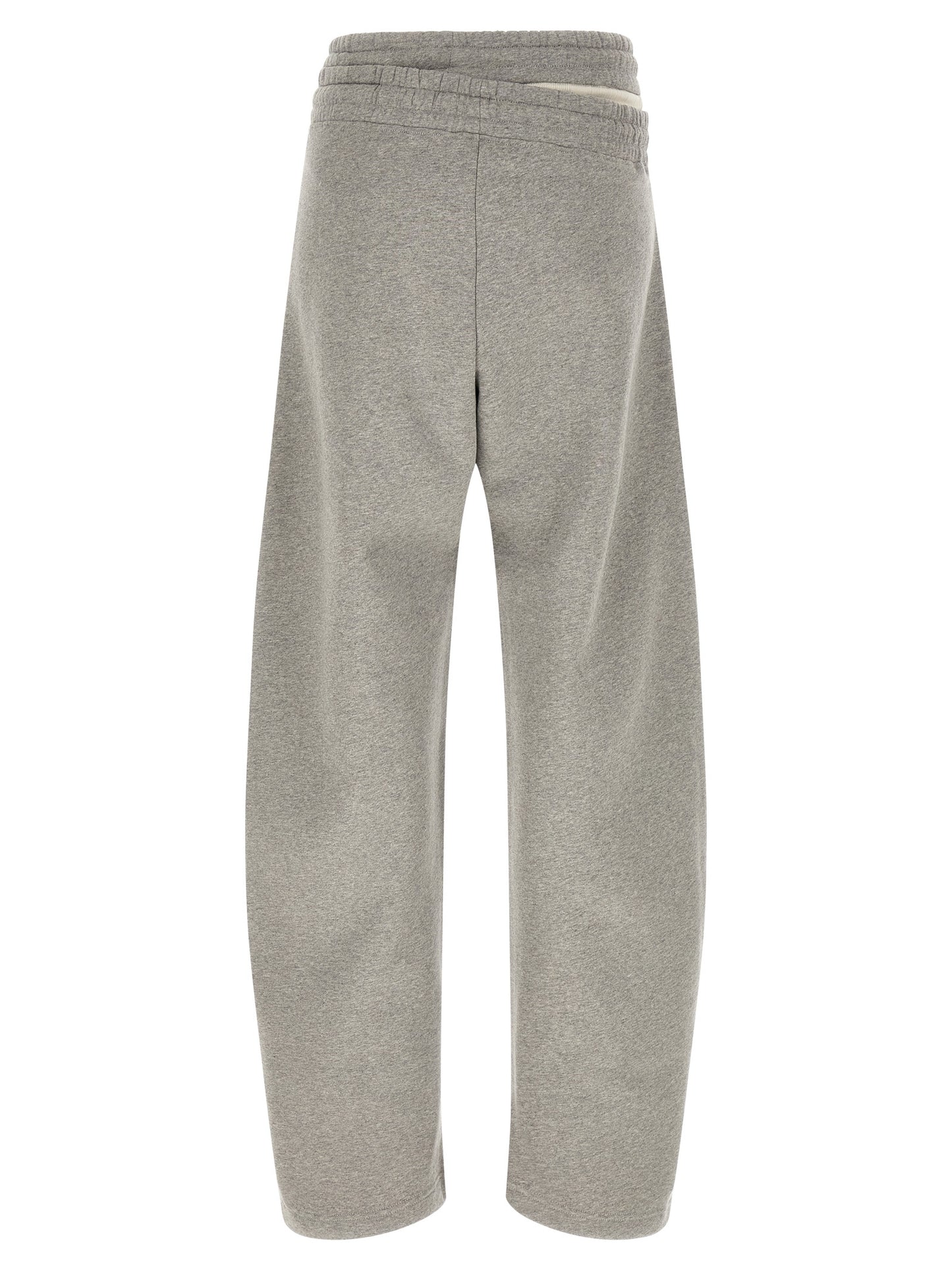 The Attico Graue Baumwoll-Freizeithose