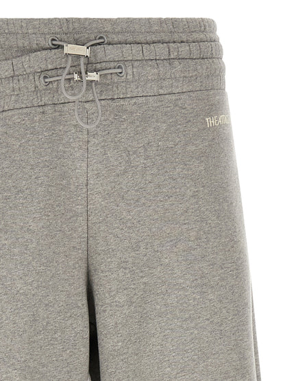 The Attico Graue Baumwoll-Freizeithose