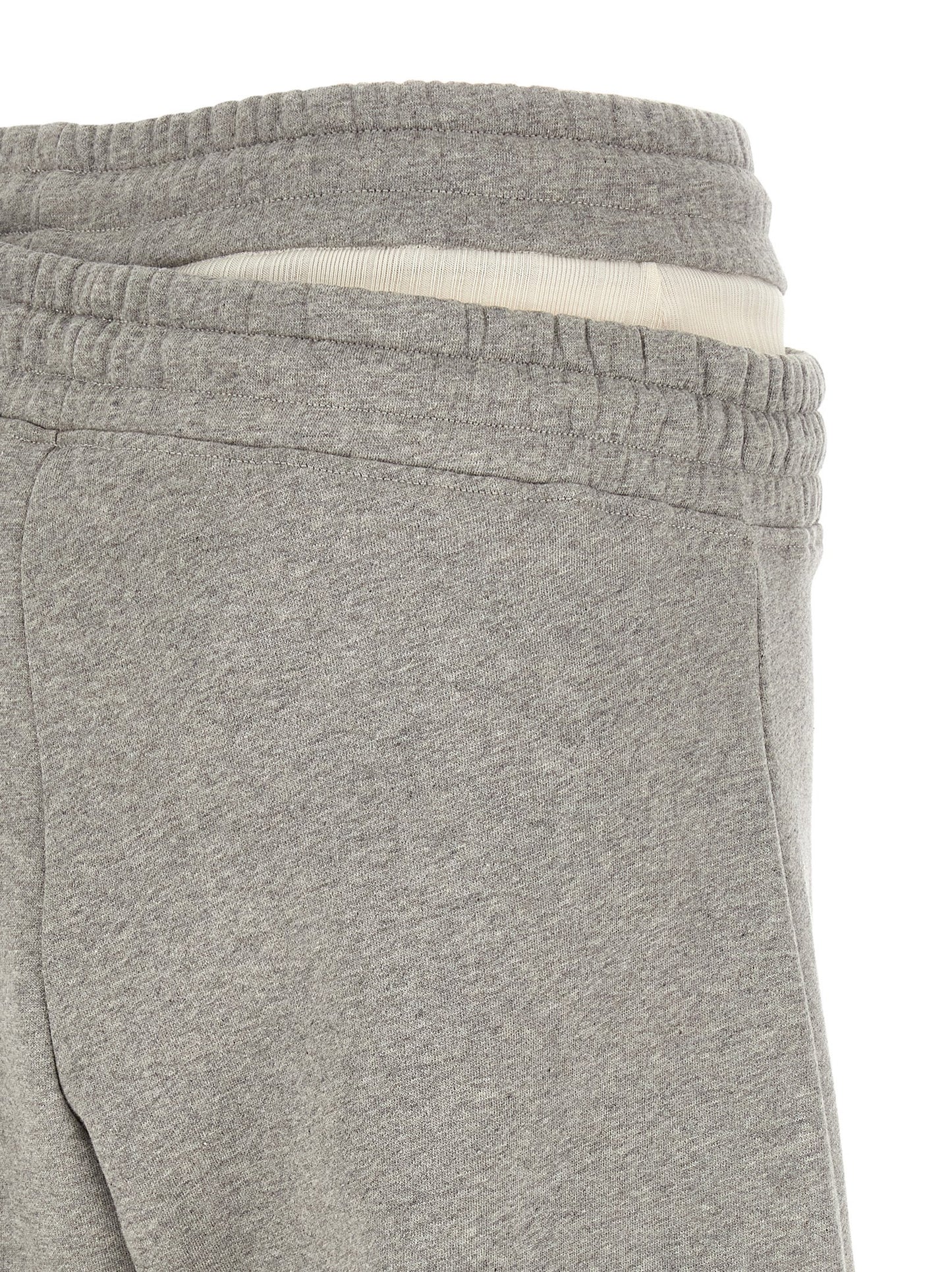 The Attico Graue Baumwoll-Freizeithose