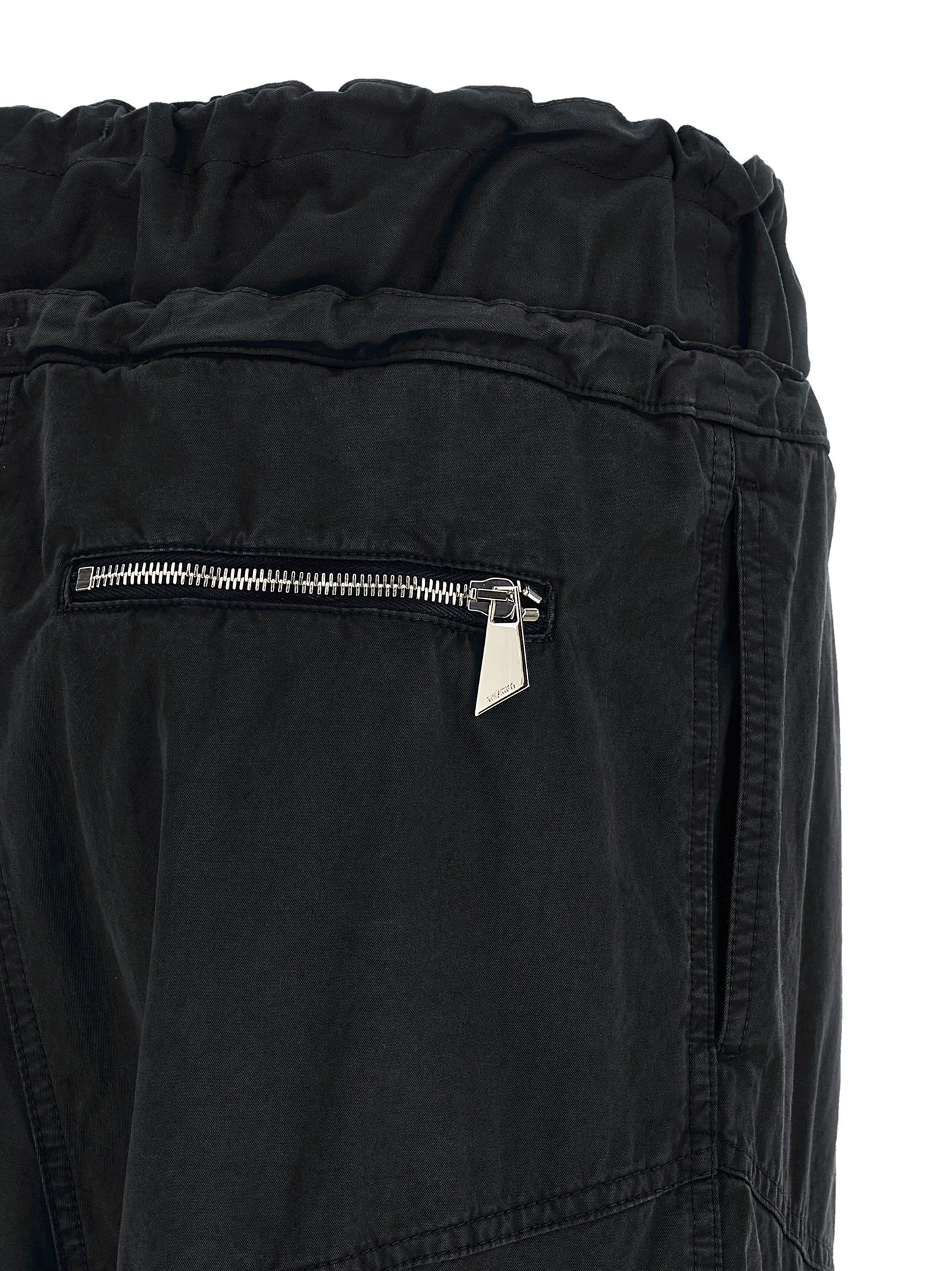 The Attico Schwarze Cargo-Hose aus Baumwolle