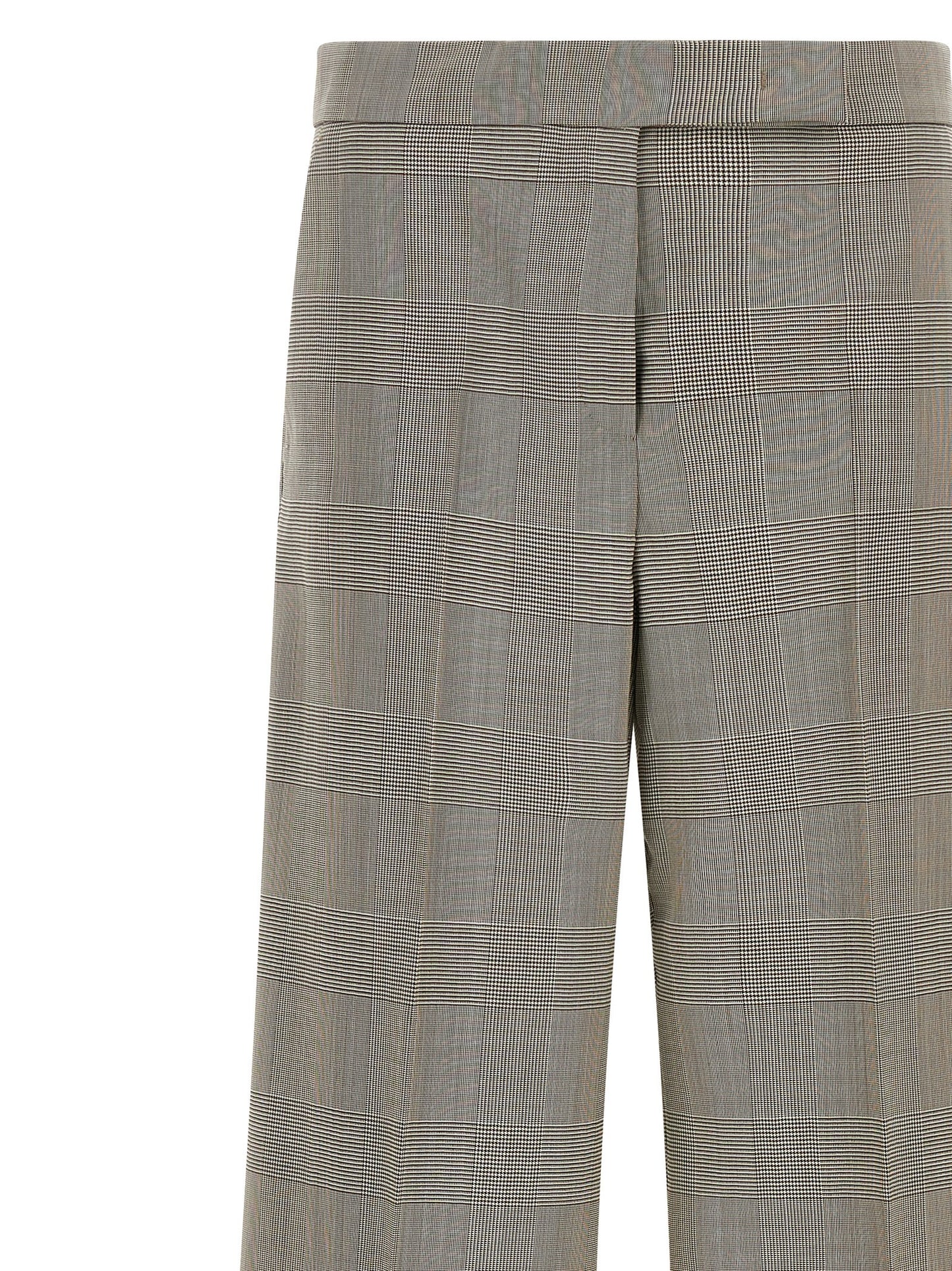 Max Mara Graue Wollstoffhose