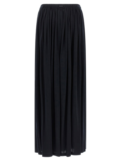 Max Mara Blaue Lyocell-Minirock