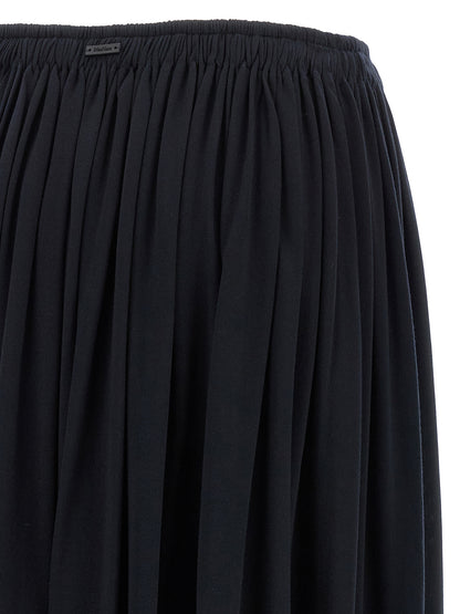 Max Mara Blaue Lyocell-Minirock