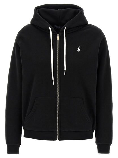 Polo Ralph Lauren Schwarzer Baumwoll-Sweatshirt