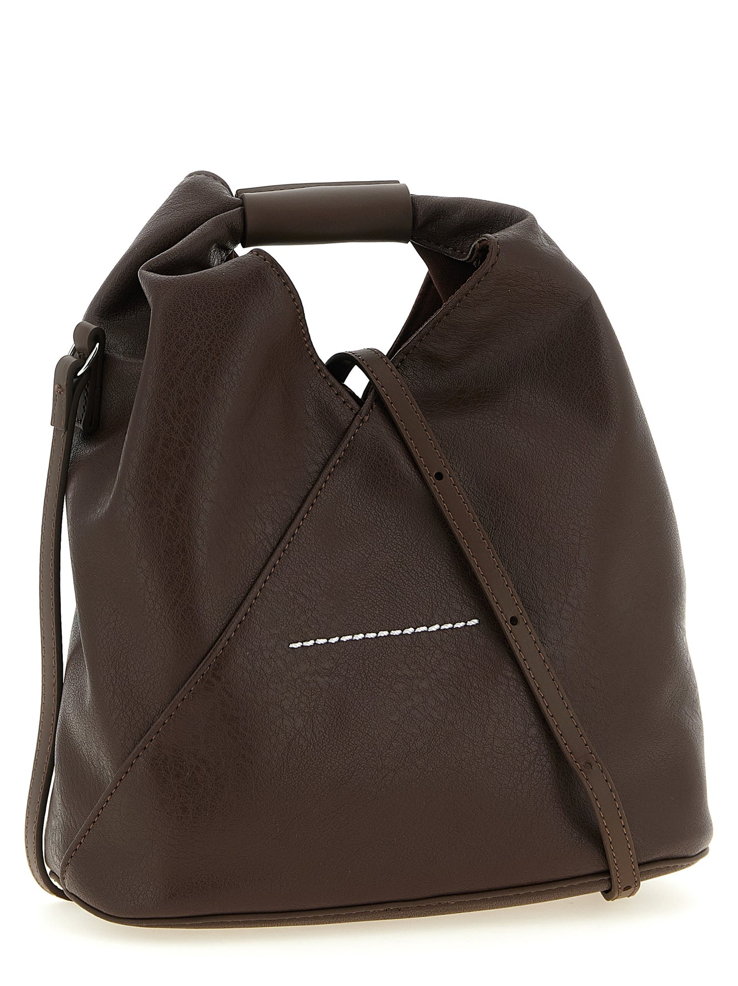 MM6 Maison Margiela Braune Crossbody-Tasche aus Polyethylen