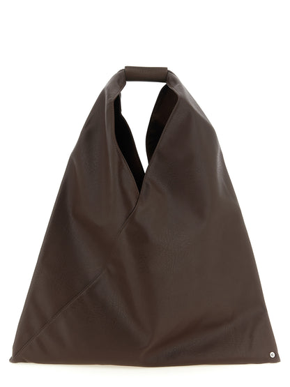 MM6 Maison Margiela Braune Handtasche aus Polyethylen