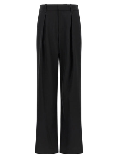MM6 Maison Margiela Schwarze Freizeithose aus Polyester