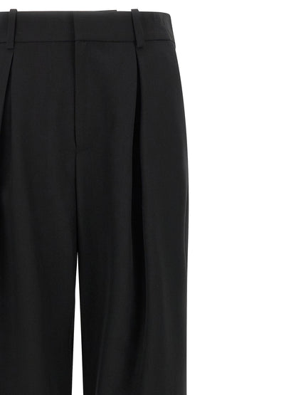MM6 Maison Margiela Schwarze Freizeithose aus Polyester