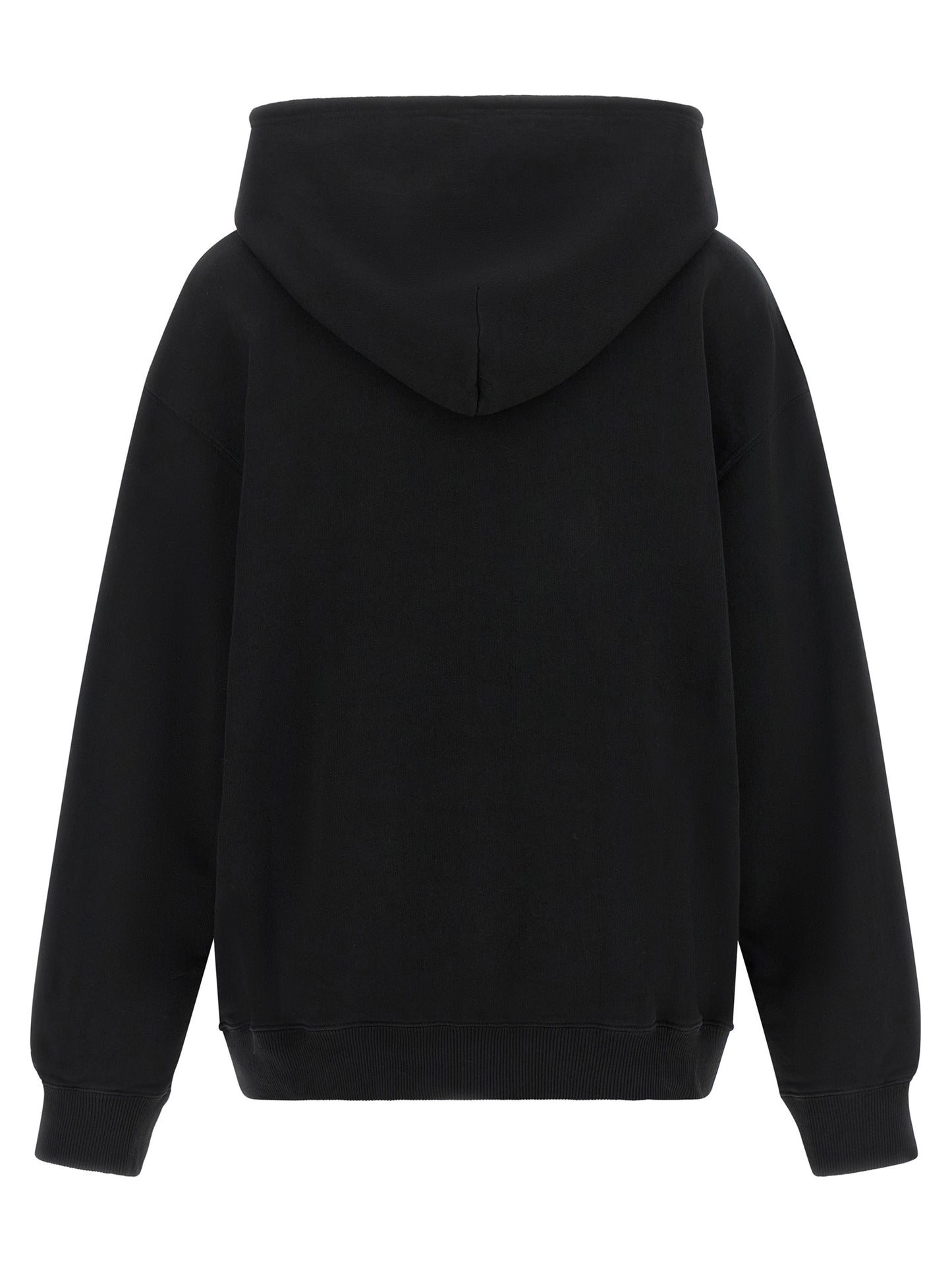 MM6 Maison Margiela Schwarzer Baumwoll-Sweatshirt