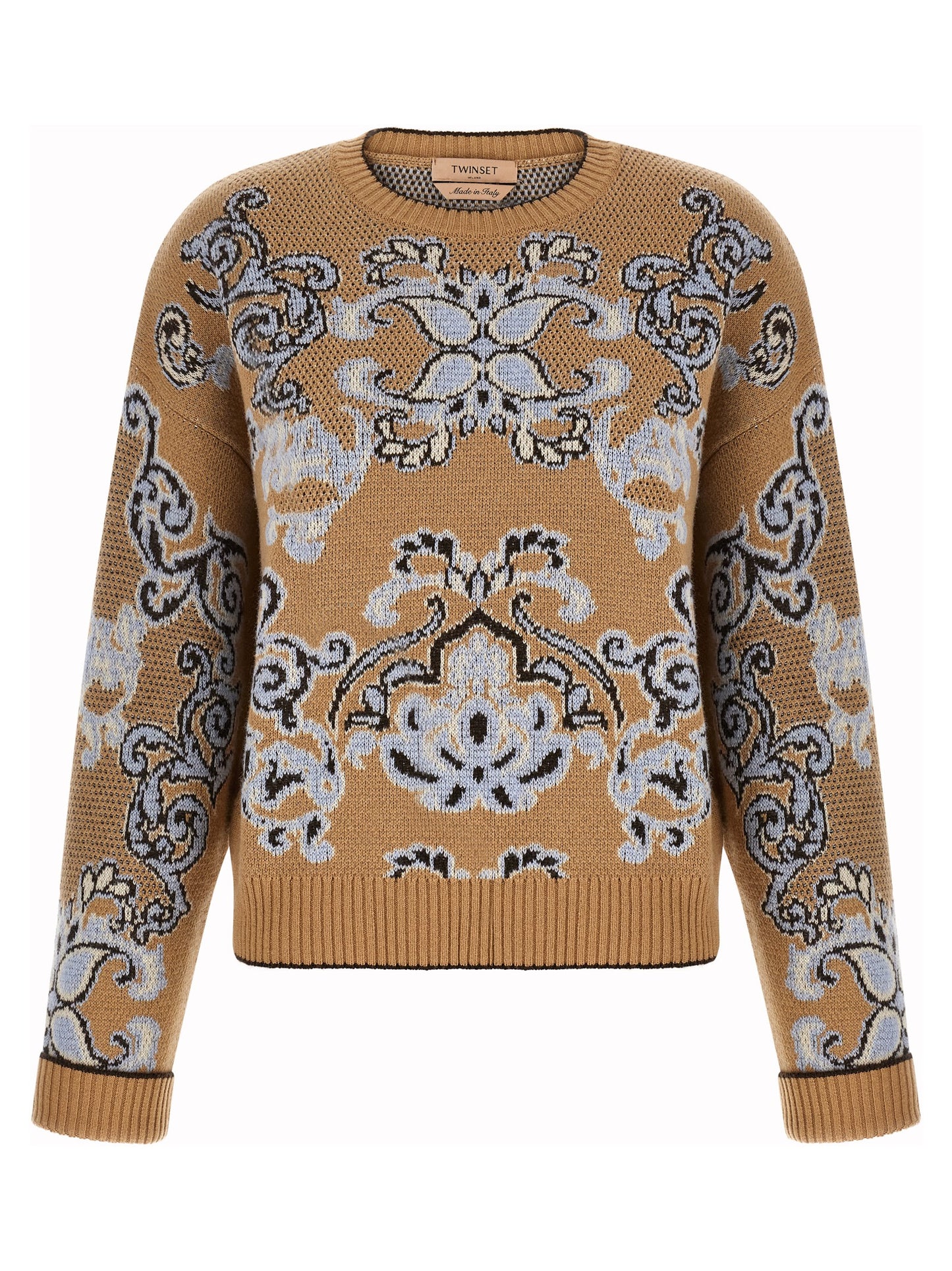 Twinset Brauner Wollcardigan