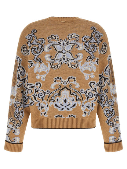Twinset Brauner Wollcardigan