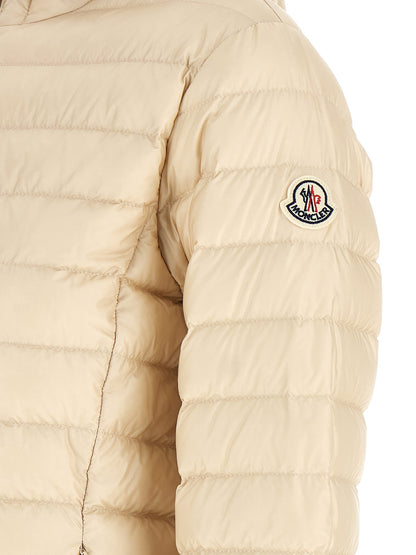 Moncler Beige Polyamid Steppjacke