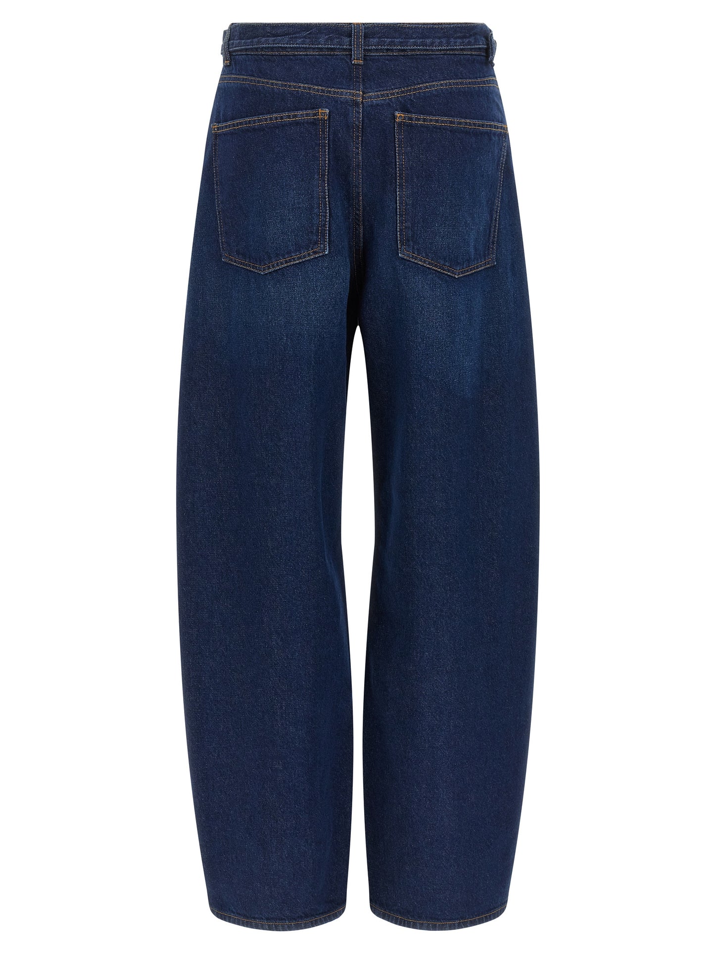 Twinset Blaue High-Waist Jeans aus Baumwolle