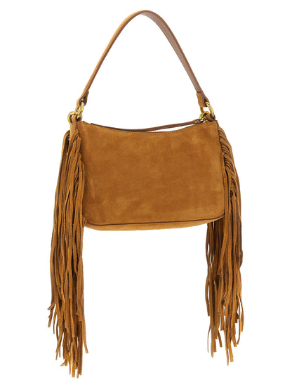 Twinset Braune Leder Schultertasche