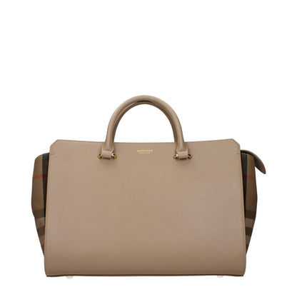 Burberry Beige Leder Handtasche
